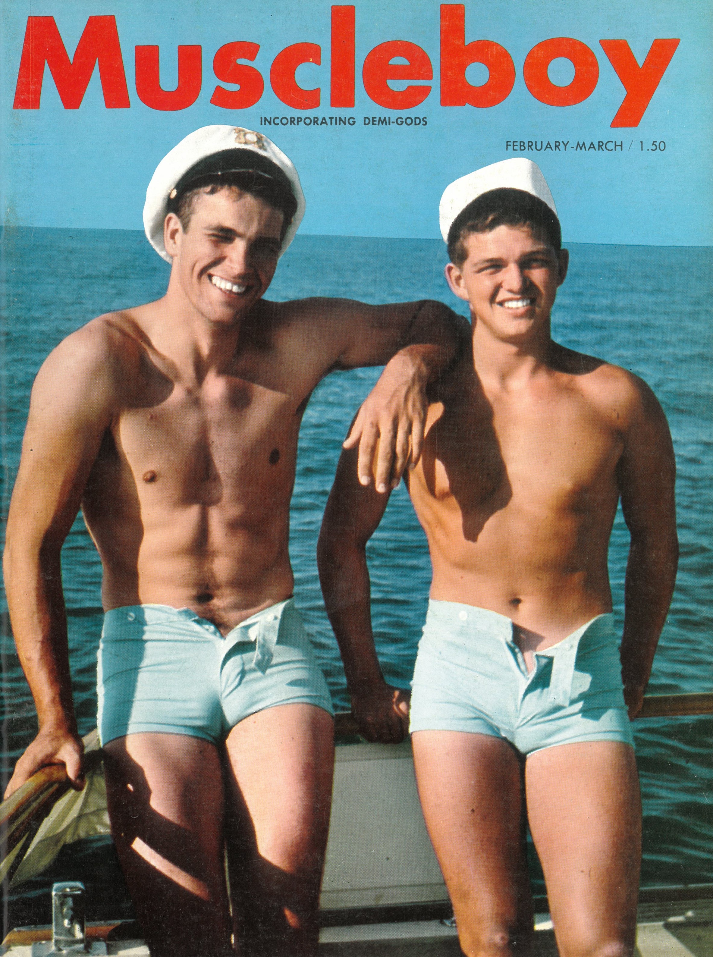 Muscleboy V.1 N.6 April-May 1964, with the center-fold intact